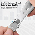 MAYCREATE Nail Clipper for Thick Nails with 15mm Wide Jaw and 3.54in Lever | Stainless Steel