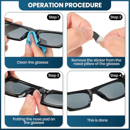 MAYCREATE® 50PCS Eyeglasses Retainers Sets, Silicone Anti-Slip Eyeglass Holder, Comfort Ear Grip Hooks Protectors for Spectacle Sunglasses Reading Glasses Eyewear, Black