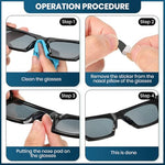 MAYCREATE® 50PCS Eyeglasses Retainers Sets, Silicone Anti-Slip Eyeglass Holder, Comfort Ear Grip Hooks Protectors for Spectacle Sunglasses Reading Glasses Eyewear, Black