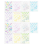 MAYCREATE® Face Stickers 3D Crystal Butterfly Sticker Self-Adhesive Glitter Stickers for Hair Decoration Rhinestone Sticker for Face, DIY Crafts, Makeup, Nail Art