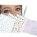 MAYCREATE® Face Gems Stickers Hair Face Eye Jewels Sticker Rhinestones Self Adhesive Festival Rave Accessories Stickers for Kids Women