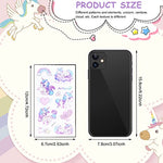 MAYCREATE 10 Sheet Tattoo Sticker for Kids Glittering Tattoo Sticker, Cartoon Unicorn Theme Sticker Waterproof Temporary Tattoos for Birthday Parties, Group Activities, Cartoon Tattoo Sticker Multi