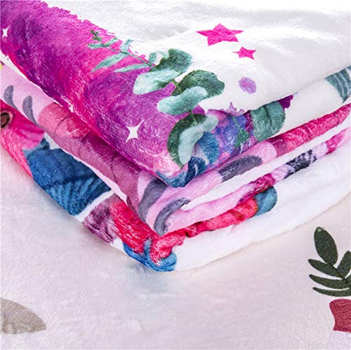 MAYCREATE Moon-2 Flannel Milestone Photography Blanket for 0-12 Month Petite Baby Size- 70x100cm