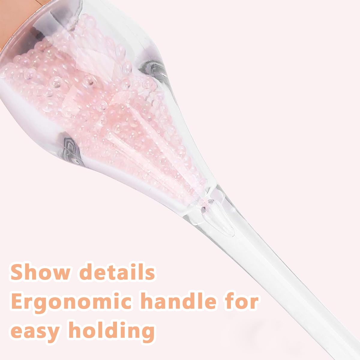 MAYCREATE Large Powder Brush for Makeup, Stand-up Fluffy Makeup Brush for Applying Pressed or Loose Powder, Creative Bendable Handle Beauty Foundation Makeup Brushes