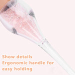 MAYCREATE Large Powder Brush for Makeup, Stand-up Fluffy Makeup Brush for Applying Pressed or Loose Powder, Creative Bendable Handle Beauty Foundation Makeup Brushes