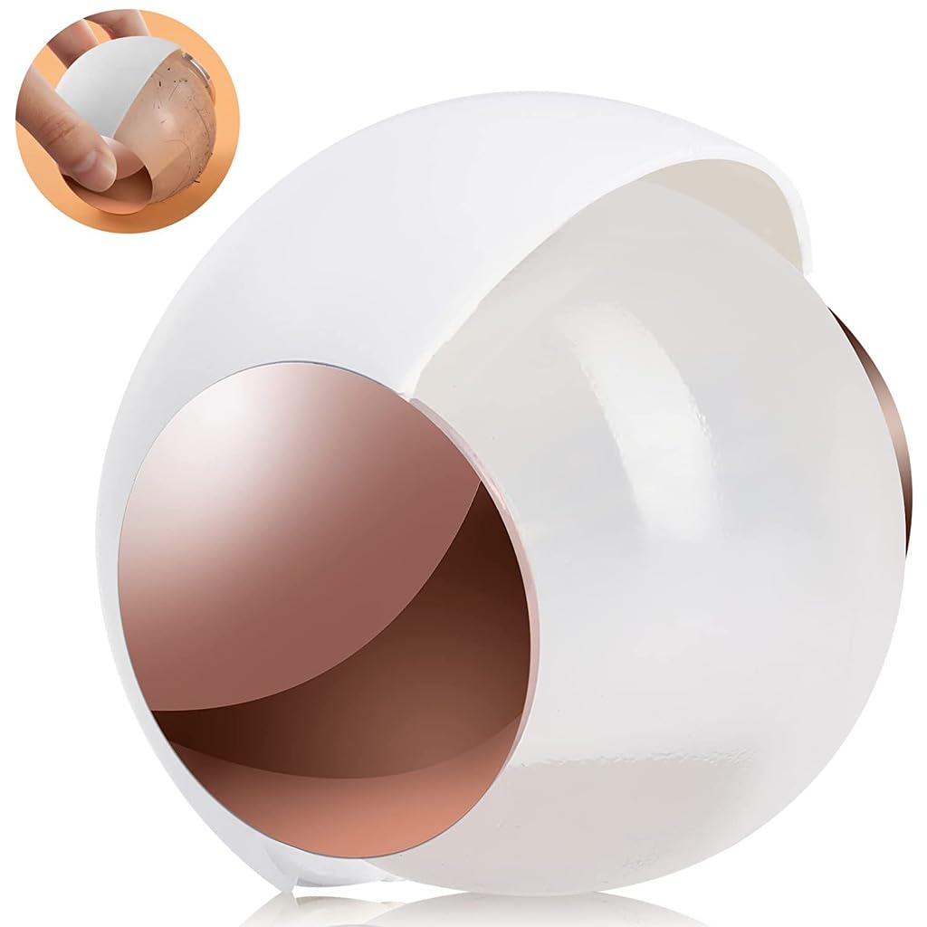 MAYCREATE Washable Reusable Lint Roller Ball, Portable Gel Lint Roller for Pet Hair Remover Tool, Washable Lint Roller Fur Lint Remover for Clothes, Furniture, Carpet, Bed, Sofa, White