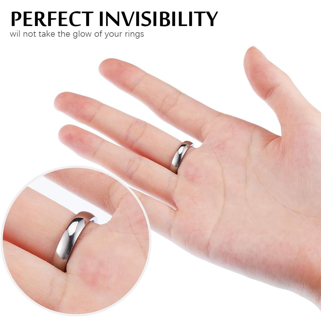 MAYCREATE Ring Size Adjuster for Loose Rings with 8 Sheets 144 Strips EVA Foam | Reusable Fit Solution
