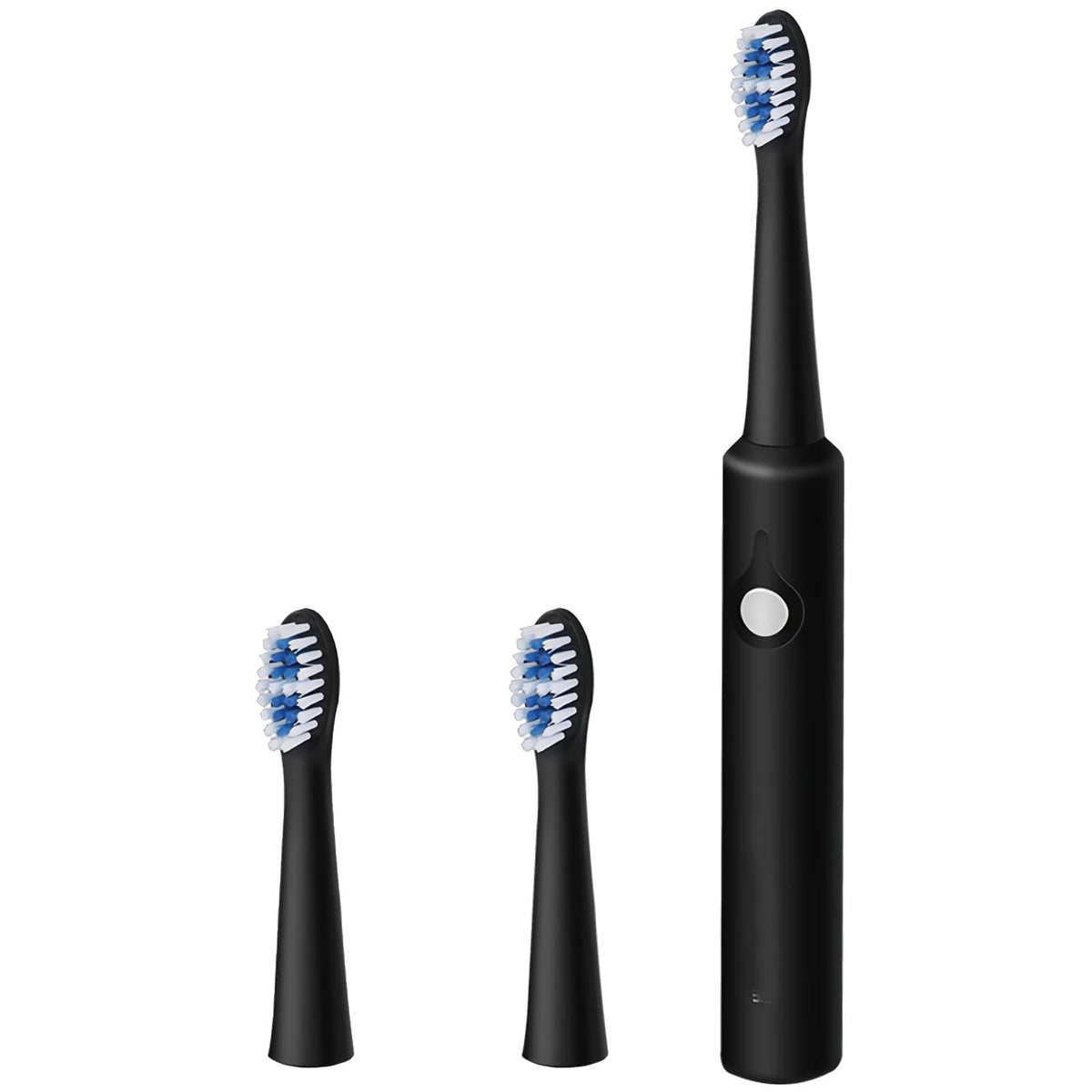 MAYCREATE Pack of 4 Replacement Toothbrush Heads Compatible Generic Electric Toothbrush Heads, For Oralb Electric Toothbrush Head Braun Bases (Black Electric Toothbrush)