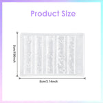 MAYCREATE 3D Gel Nail Art Flower Molds for DIY Floral Designs featuring 4PCS Silicone Templates