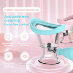 MAYCREATE Travel Silicone Eye Cleaning Cup with Air Valve More Efficient Eye Rinse & Eye Wash Cup