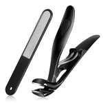 MAYCREATE Nail Clipper for Seniors featuring Bended Head Design with Stainless Steel | Travel Set