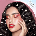 MAYCREATE® Face Gems Rhinestones for Makeup 2026PCS Self Adhesive Stickers Jewels Kit Pearls Raindrop Heart Crystal Stone DIY Crafts Assorted Sizes Shapes