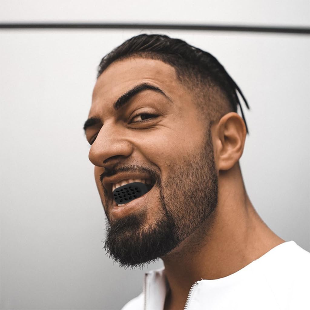 MAYCREATE Jaw Exerciser for Jawline Shaping with 45lbs Resistance | Food‑Grade Silicone Set for Men and Women