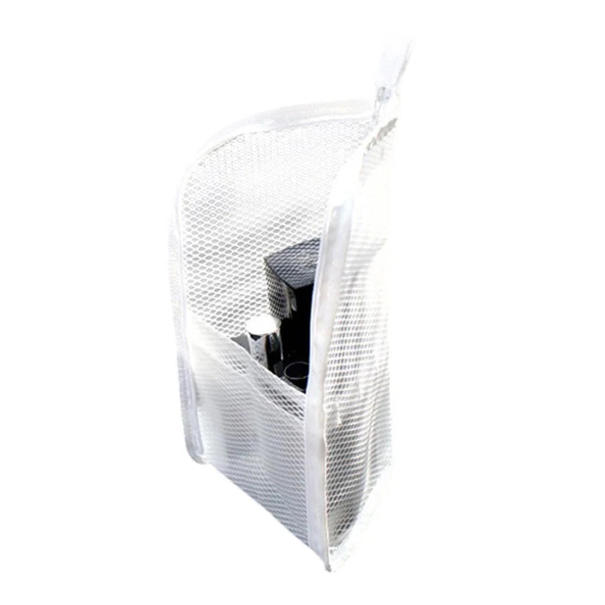 MAYCREATE® Standing Toiletry Bag, Portable Lightweight Travel Toiletry Bag, EVA Travel Toothbrush Storage Bag, Foldable Clear Hanging Travel Toiletry Bag Cosmetic Organiser Storage (White)-White