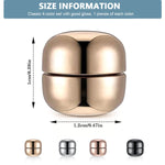 MAYCREATE 4 Pairs Multi-Use Round Magnetic Clothing Button Clips for Women Girls Hijab/Muslim Scarf,Saree Pins