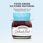 MAYCREATE Travel Bottle Cap Sleeves for Toiletries with Leak-Proof Seal and Elastic Silicone | Set of 4