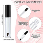 MAYCREATE® 10ml Empty Mascara Tube Wand Container Bottle for Castor Oil Brush Kit Combo with Funnels Mascara Eyeliner For Women Travel (Including 2 Mascara Tubes 2 Funnels) 2 PCS