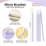 MAYCREATE Precision Cotton Swabs for Makeup and Nail Art featuring Micro-Tip Design | 100-Count