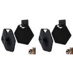 MAYCREATE Silicone Body Scrubber for Shower Use with Loofah Texture | 2PCS Exfoliating Brush