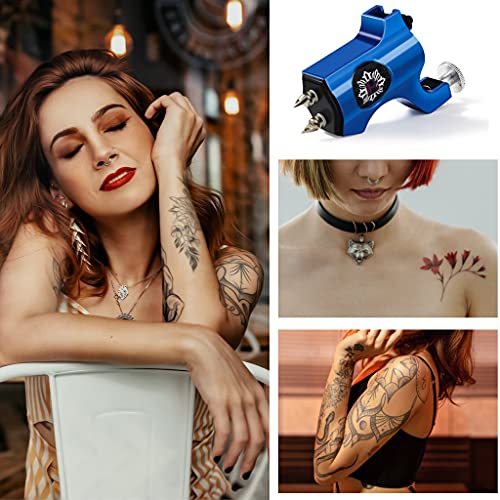 MAYCREATE Rotary Tattoo Machine for Beginner Tattoo Artists Liner Shader Tattoo Motor Supply, Professional Temporary Body Tattoo Kit