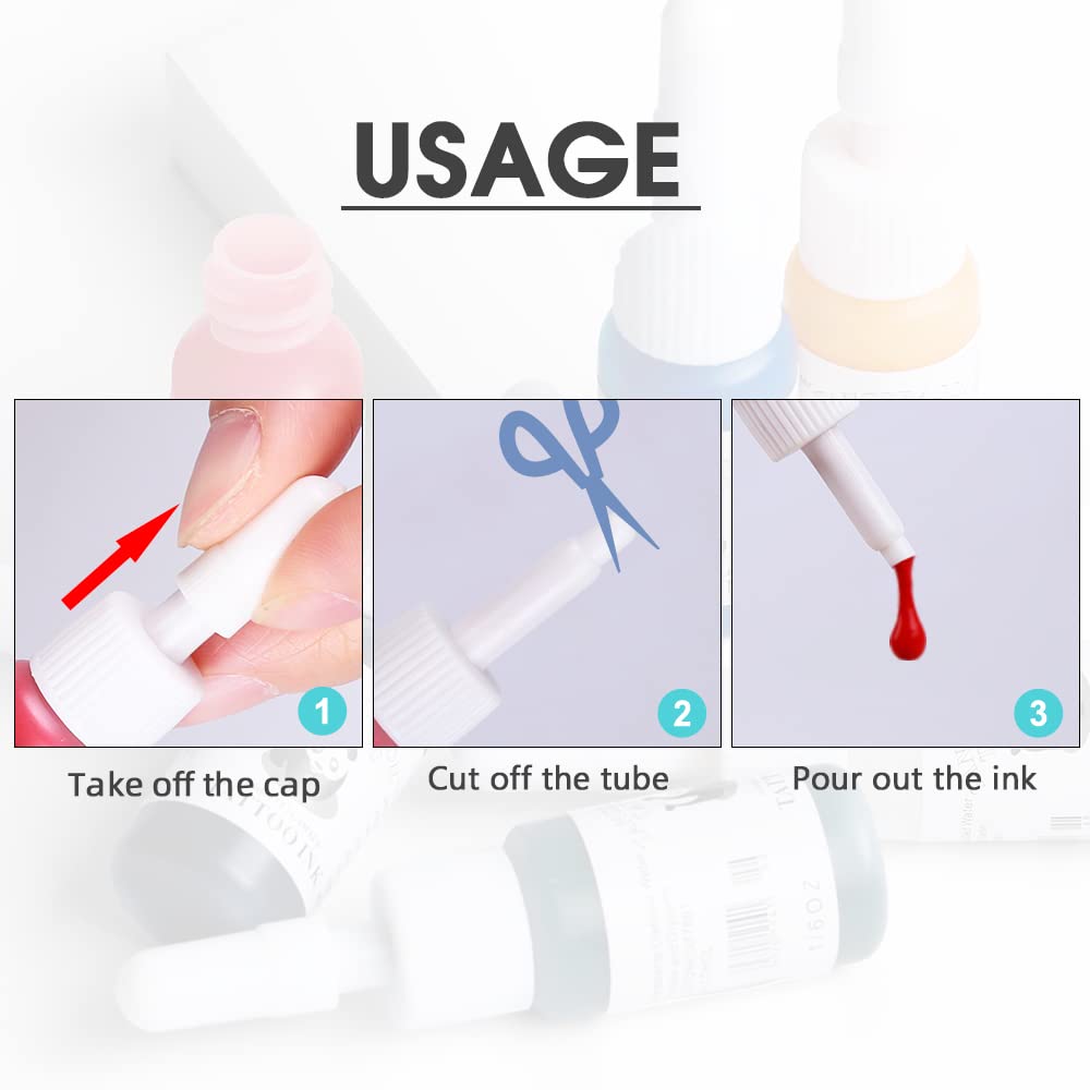 MAYCREATE Rotary Tattoo Machines Full Kit Coil Tattoo Machine Tattoo Shader & Liner Machine Tool Body Tattoo Machine Coil Machine Liner Coils Tattoo Machine for Beginners Starters Tattoo Pen