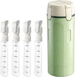 MAYCREATE® 4 in 1 Travel Dispenser,4 Pack 30ML Travel Bottles for Toiletries,Leak Proof Size Containers Portable Containers for Shampoo Lotion Conditioner Cream-Green