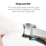 MAYCREATE Nail Clipper Cutter Nail Cutting Trimmer Toenail Fingernail Cutter Stainless Steel Toenail Clippers for Thick Nails