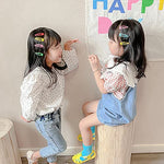 MAYCREATE Hair Clips for Girls featuring 40 Metal Snap Barrettes 2 in Assorted Candy Colors