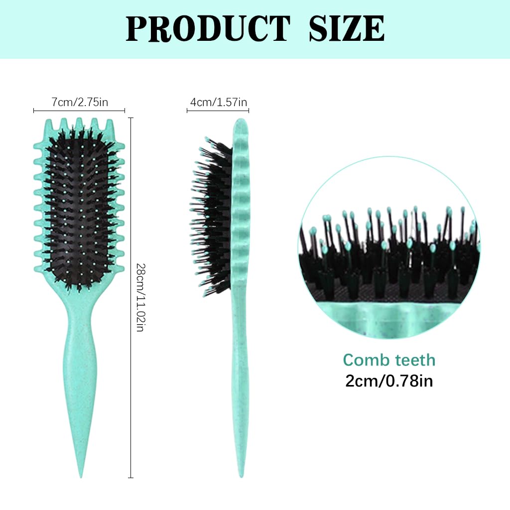 MAYCREATE Hair Brush for Women featuring Nylon Bristles and Air Cushion Comb for Styling