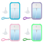 MAYCREATE Card Spray Bottle Perfume Atomizer 50 ml for Travel with Fine Mist Pump & Refillable PET Design