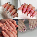 MAYCREATE® 1700PCS Star Nail Charms Set for Acrylic Nails 3D Gold Silver Metallic Studs Rhinestones Y2K Women Manicure Salon