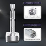 MAYCREATE Nail Drill Machine for Acrylic and Gel Nails with 12 Bits 6 Speeds USB Rechargeable