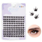 MAYCREATE 160PCS Eyelash Clusters Lash Kit, Lash Clusters Eyelash Extensions Individual Lashes Wispy 11-13mm Mixed Eyelash Clusters D Curl DIY Lash Extension at Home for Beginners