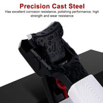 MAYCREATE Nail Cutter For Men Heavy Duty Stainless Steel Toenail Fingernail No Splash Trimmer With Catcher Nail Clipper for Thick Nail Toeail Clipper Portable Nail Clipper, White