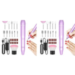 MAYCREATE Nail Drill Machine for Manicure and Pedicure with 20000rpm Speed Control | 44pcs Portable Electric Filer Kit