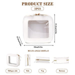 MAYCREATE Makeup Pouch for Travel and Home with Clear PVC Zip-up Design 13x5x12cm | Women’s Toiletry Organizer