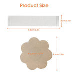 MAYCREATE Boob Tape for Breast Lift with 5cm×5m Free Cut Design and 10 Pair Nipple Covers | Beige