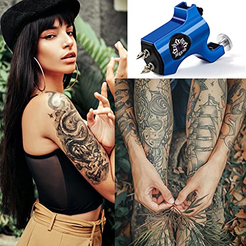 MAYCREATE Rotary Tattoo Machine for Beginner Tattoo Artists Liner Shader Tattoo Motor Supply, Professional Temporary Body Tattoo Kit