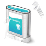 MAYCREATE Dental Floss Picks Dispenser, Adults for Clean Teeth Floss Sticks Toothpick, Automatic Pop-Up Organiser Case with Flossers 88 Count, Flosser Holder Container Tool for Tooth Care