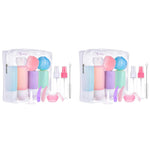 Maycreate Travel Bottles Set for Toiletries with Leak Proof Silicone Design | 14pcs 85ml Kit