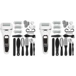 MAYCREATE Electric Callus Remover for Foot Care with 2 Replacement Rollers | Rechargeable Pedicure Tool