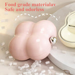 MAYCREATE 1Pc Mini Jewelry Travel Case for Women, Clouded Shaped Earring Box, Trinket Boxes, Portable Small Earrings Box Rings Storage Box for Women Girl Men Small Necklace Rings Earrings, Pink