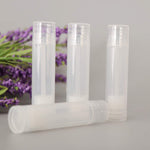 MAYCREATE 25 Pieces 5g Clear Lip Gloss Tubes Set for DIY Lipstick, Refillable Cosmetic Containers, Draw or Stick Custom Designs