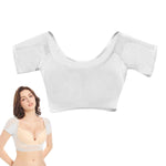 MAYCREATE Sweat Pads for Underarms with Sheer Mesh Quick Dry Fabric Size L | Washable and Reusable Vest for Women