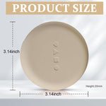 MAYCREATE Silicone Powder Puff Holder, Makeup Sponge Puff Case Organizer for Travel, Soft Skin-Friendly Beauty Blender Storage - Khaki