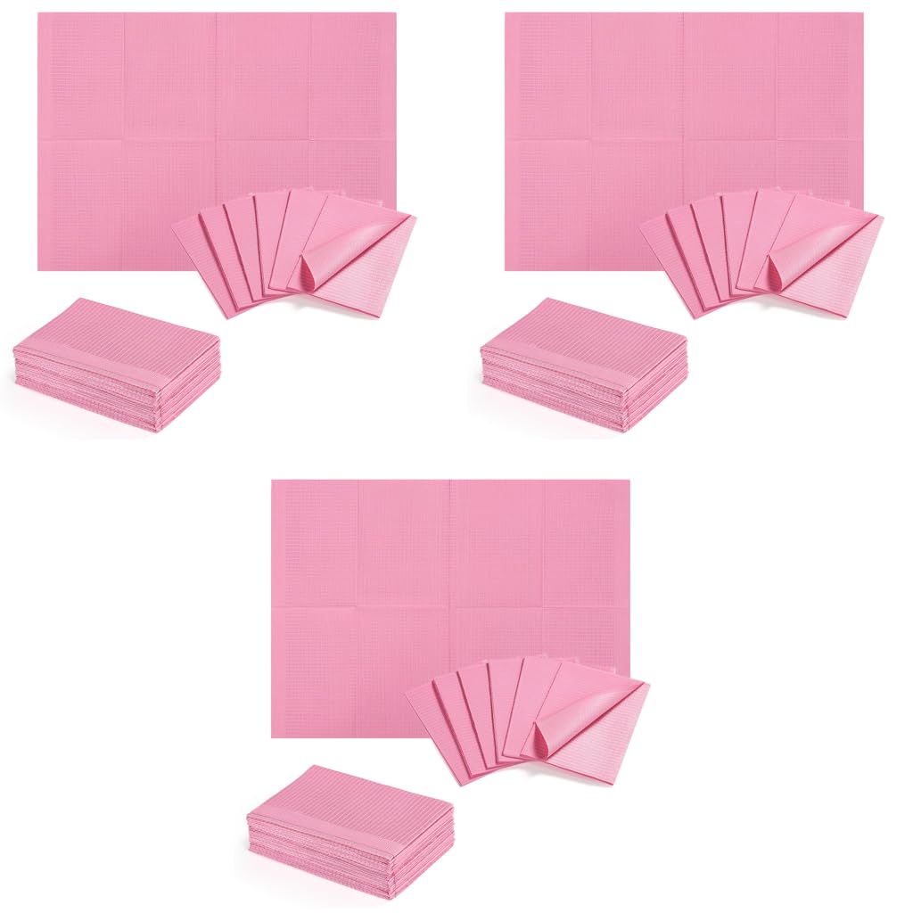 MAYCREATE Disposable Nail Art Table Towels for Salons with Waterproof Absorbent Design 45.7x32.4 cm | 20 Sheet Pack