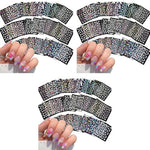 MAYCREATE® Mini Flower Nail Art Stickers 30 Sheet Mini Colorful Daisy Nail Art Stickers for Extension Self-Adhesive Embossing Flower Embellishments DIY X3