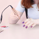 MAYCREATE® Electric Nail Drill File Professional Nail Drill Machine Kit Manicure Pedicure Tools Polishing Set with 6 Nail Drill Bits & Sanding Paper