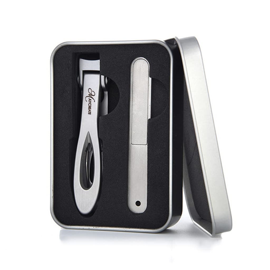 MAYCREATE Nail Clippers for Thick Nails with 15mm Wide Jaw and Ergonomic Non Slip Handle