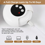 MAYCREATE Electric Nail Clipper with LED 2 IN 1 Nail Clipper& Nail Filer, 2 Speeds Adjustable USB Rechargeable Electric Nail Clipper Nail File, Safe Nail Clipper for Kids Elders Adults